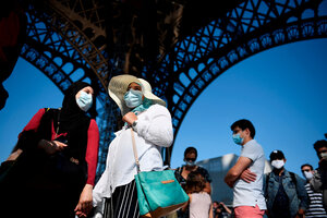 Coronavirus: la Torre Eiffel reabre luego de 104 días (Fuente: EFE)