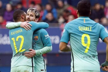 El Barcelona volvió al triunfo con un doblete de Messi (Fuente: Twitter)