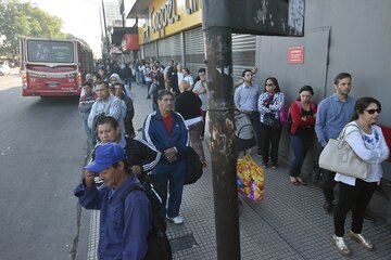 Una mañana con paro total de los medios de transporte (Fuente: DyN)