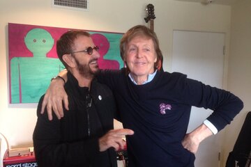 Ringo Starr y Paul McCartney volvieron a grabar juntos