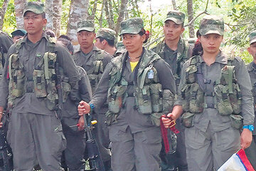 Las FARC reunidas para dejar las armas