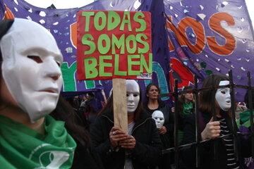 En agosto del año pasado hubo marchas en todo el país para pedir la liberación de Belén. (Fuente: Leandro Teysseire)