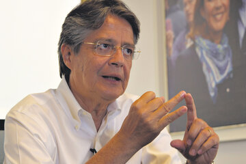 Lasso enfrentará en las urnas el domingo al candidato oficialista Lenín Moreno. (Fuente: AFP)