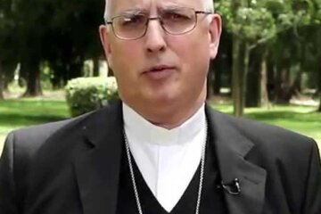 El obispo Santiago Olivera, designado en el arzobispado castrense (Fuente: AICA)