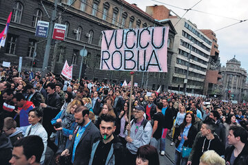 Serbia atravesada por una ola de protesta