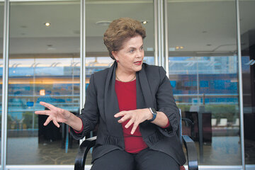 “El PT es un factor de extrema estabilidad en Brasil. Con nosotros disminuyeron los conflictos”, explica Dilma Rousseff. (Fuente: Adrián Pérez)