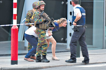 Un ataque fallido en Bruselas (Fuente: AFP)