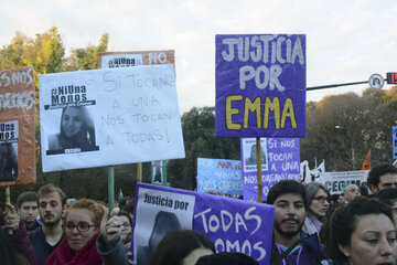 Marcha por Emma en La Plata (Fuente: Télam)