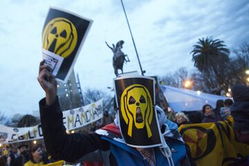 Río Negro le dijo "no a la planta nuclear" (Fuente: Télam)