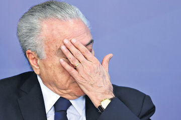 El presidente de facto Temer enfrenta serias acusaciones de corrupción en el Parlamento brasileño. (Fuente: AFP)