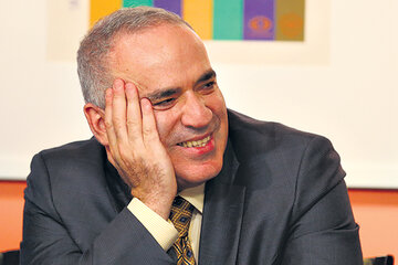 Volvió Kasparov (Fuente: AFP)