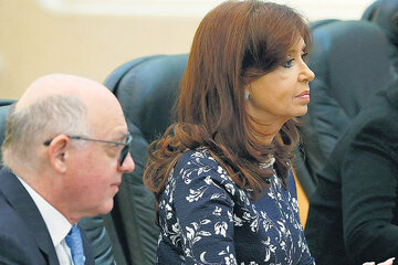 La ex presidenta Cristina Kirchner y el ex canciller Héctor Timerman. (Fuente: EFE)