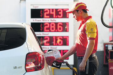 Shell comunicó subas de 6 por ciento, pero hay disparidad entre distintas estaciones. (Fuente: Leandro Teysseire)