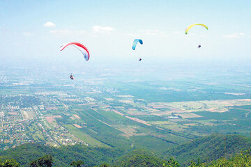 Parapente suspendido