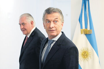 Mauricio Macri recibió al secretario de Estado Rex Tillerson en la quinta de Olivos.