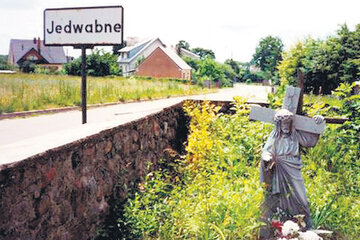 La entrada a Jedwabne, el pueblo de la masacre de 1941.