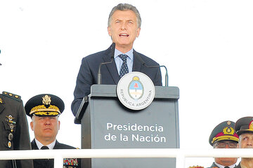 El presidente Mauricio Macri realizó el anuncio ayer durante el acto por el Día del Ejército.