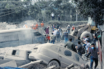 Ya son 73 los muertos tras la erupción en Guatemala (Fuente: AFP)