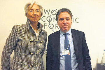 Lagarde y Dujovne, firmantes del cuestionado acuerdo con el FMI. (Fuente: NA)