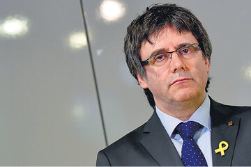 Puigdemont, listo para ser extraditado a España para ser juzgado por malversación. (Fuente: AFP)