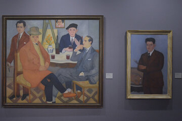 Pinturas de Schiavoni tienen un lugar central en la exposición. (Fuente: Sebastián Joel Vargas)