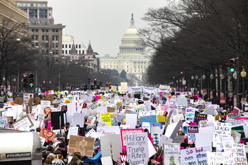Tercera Marcha de las Mujeres en Estados Unidos (Fuente: EFE)