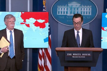 Ayer en conferencia de prensa, el gobierno estadounidense anunció embargos a la petrolera venezolana. (Fuente: EFE)