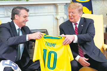 Bolsonaro tuvo su viaje soñado a Estados Unidos (Fuente: EFE)