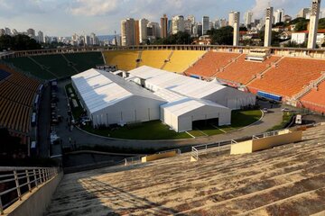 La historia del Pacaembú, de escenario futbolístico a hospital de campaña 