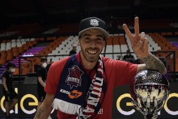 Vildoza logró su primer título en España, además de ser elegido el MVP de la final. (Fuente: Gentileza Liga Endesa)