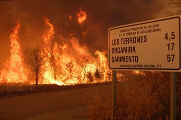 Diez provincias con incendios forestales