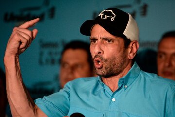 Capriles apuesta a las elecciones legislativas de diciembre. (Fuente: AFP)