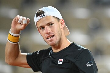 El Peque Schwartzman ya se estrenó en el top ten del ranking ATP (Fuente: AFP)