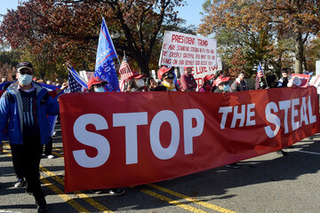 El delirio toma las 
calles en Washington (Fuente: AFP)