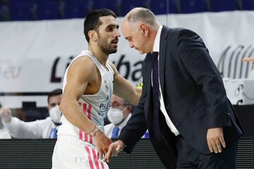 El impactante mensaje del DT del Real Madrid para Facu Campazzo (Fuente: Prensa Real Madrid)