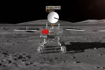 La sonda china aterrizó en la Luna y ya tomó las primeras muestras (Fuente: EFE)