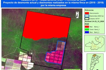 Pobladores wich afirman que una zona a desmontar es usada por