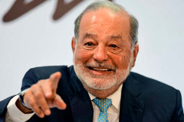 El magnate millonario Carlos Slim contrajo coronavirus (Fuente: AFP)