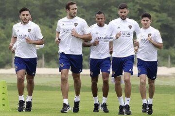 Boca Juniors: El equipo de Russo vuelve al trabajo (Fuente: Foto Prensa Boca)