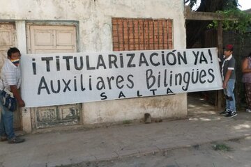 Auxiliares bilingües de Salta piden ser titularizados
