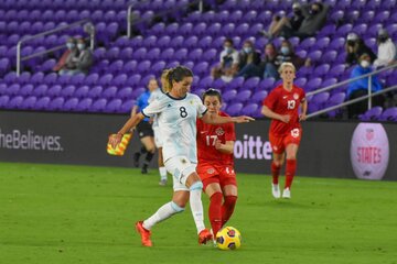 La Selección femenina cayó ante Canadá en la She Believes Cup (Fuente: Prensa AFA)