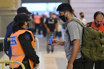 Fuerte reducción de circulación en el transporte público