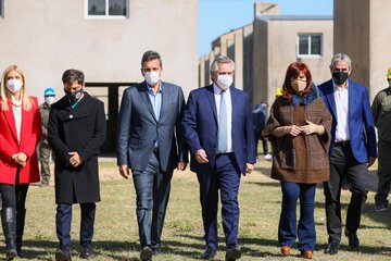 Alberto Fernández con Cristina Kirchner y Sergio Massa: "Nada nos va a hacer cambiar de idea, ni un fallo ni la tapa de un diario"