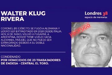 El represor chileno Walther Klug Rivera fue detenido en CABA