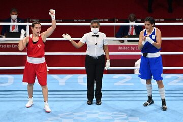 Juegos Olímpicos: debut histórico de Dayana Sánchez y despedida del boxeo argentino (Fuente: AFP)