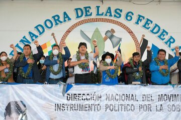 Bolivia: el congreso del MAS exigió unidad frente a la derecha  (Fuente: EFE)