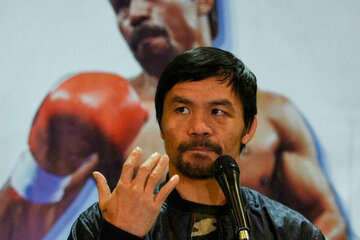 Manny Paquiao anunció su retiro del boxeo a los 42 años (Fuente: AFP)