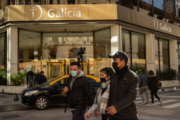 Otra vez se cayó el homebanking del Banco Galicia  (Fuente: Verónica Bellomo)
