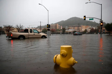 Un temporal golpea a California con lluvias históricas (Fuente: AFP)