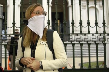 El respaldo de organismos de derechos humanos para la militante Nadia Schujman (Fuente: Andres Macera)